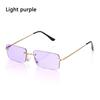 Rimless Butterfly Sunglasses Vintage Metal Frame Gradient Sun Glass Fashion Oversized UV400 Protection Shades Ladies Y2K Eyewear