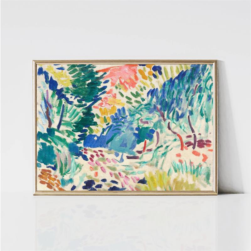 Анри Матисс Классические Работы Цветной Пейзаж Постер Портрет Женщины Кошка Цветок Печать на Холсте Настенное Искусство для Комнаты Домашний Декор