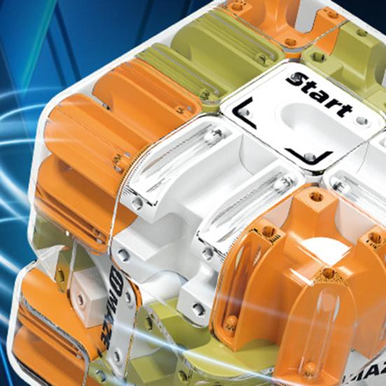 1/2 шт. Кубик-лабиринт с перекатывающимся шариком, головоломка, 3D-пазл, кубик-лабиринт для снятия стресса, тренировка логического мышления, кубик-лабиринт с бусинами, развивающая игрушка