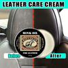 Средство для ухода за автомобильной кожей Норковое масло: Универсальное средство для очистки и защиты салона (Сиденья/Приборная панель), Бесцветный, Без запаха, Безопасный для всей кожи