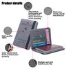 PU Leather Card Holder, Passport Holder, RFID Passport Cover, Multi-functional ID Bag.zwq