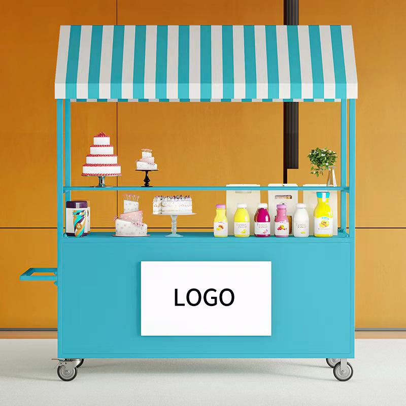 Mobile Snack and Retail Cart for Night Markets and Scenic Areas