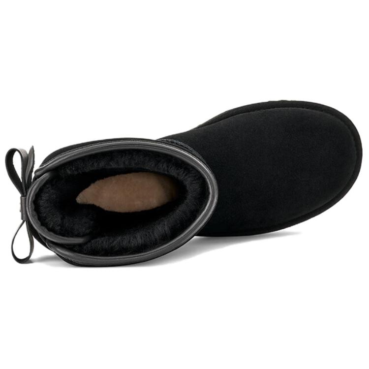 UGG Classic Bailey Trendy Comfort Snow Boots Women Boots Black 1174511-BLK