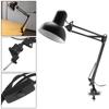 Домашняя настольная лампа Гибкий поворотный кронштейн E27 Кронштейн для настольного светильника с вращающейся головкой настольной лампы и опорой для зажима для офисного исследования