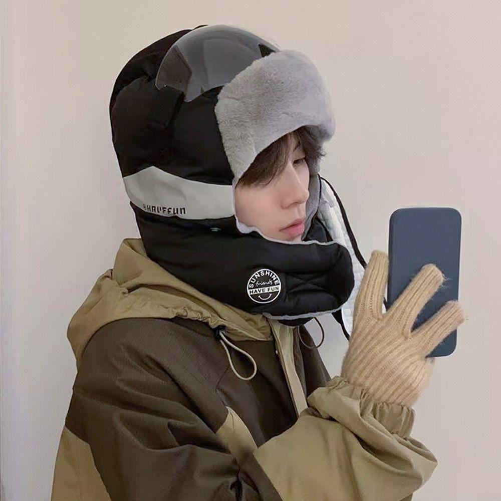 Warm Bomber Cap Russian Ski Cap Winter Earflap Hats Outdoor