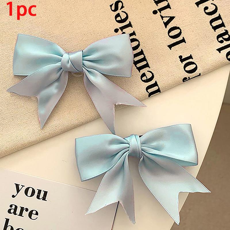 Элегантные атласные банты для волос заколки для девочек заколки кави милые аксессуары для волос