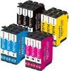 T0715 Multipack Ink Cartridge for Epson T0711 T0712 T0713 T0714 for Epson Stylus SX400 SX510W BX610FW SX200 DX4400 SX100
