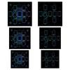 Скатерть для Таро Многофункциональная Скатерть для Гаданий 50x50/60x60/75x75см Подставка для Карточных Игр Оракулов Рун