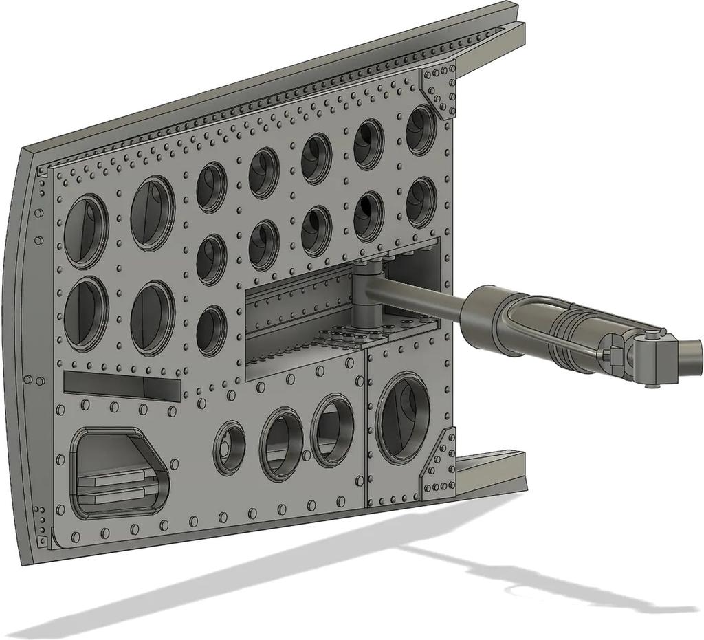 Kopecky Scale Models Пластиковые детали для модели воздушного тормоза Douglas Skyhawk KOM48026 1/48 A-4 (для Хасэгавы)