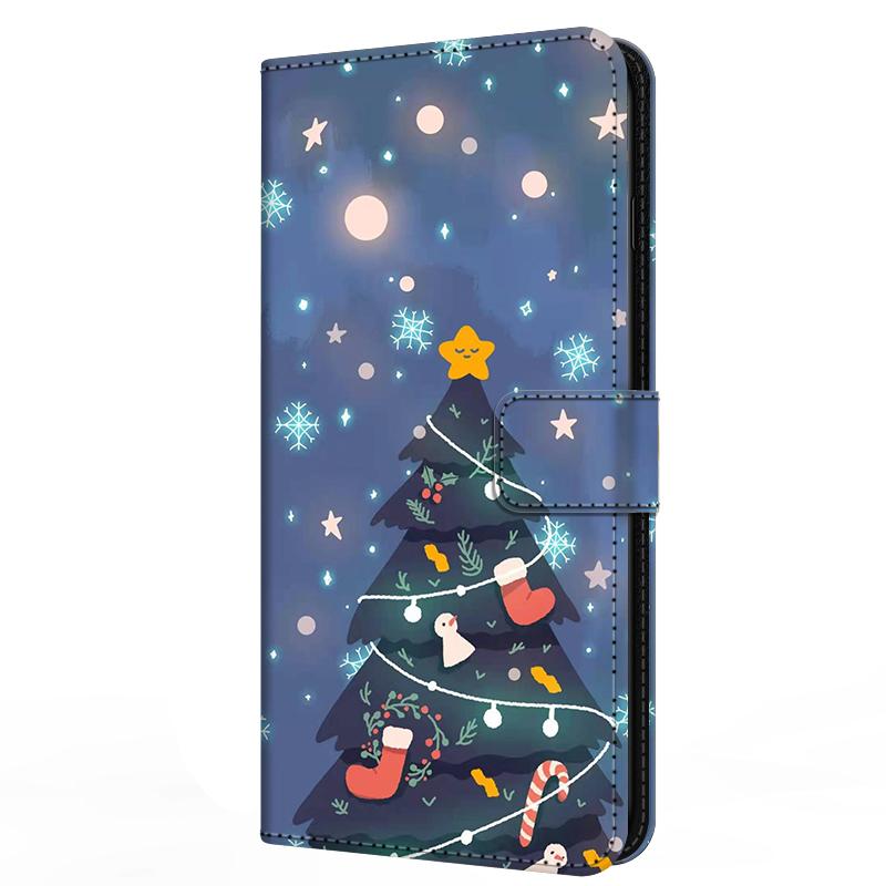 Wallet For Oneplus Ace 6 Flip Stand Book Phone Cover Magnetic Leather Case Cartoon Anime Merry Christmas Capa Oneplus Ace6 5G