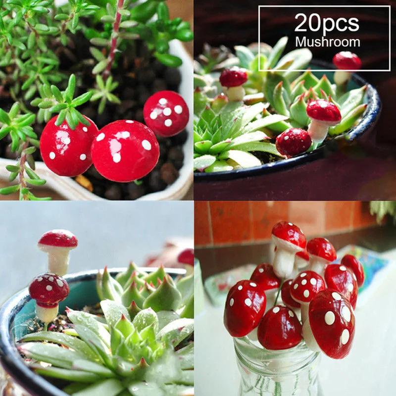 Мини-фигурка для творчества, изгиб моста, домика, гриба, забора, фигурка для творчества, горшок для растений, садовое украшение, миниатюрный декор для сада «Сделай сам»