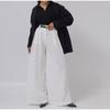 Light Luxury Solid Color Women Wide Leg Pants Spring and Autumn Temperament Versatile Commuting Leisure High Waist Straight Leg Pants