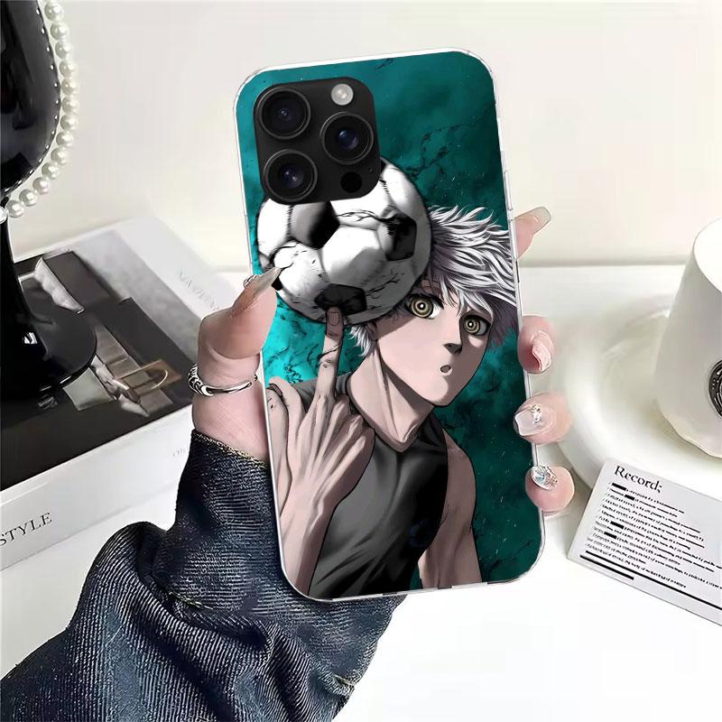 Blue Lock Наги Сэйсиро Мягкий чехол для телефона для IPhone 11 17 Air 16E 16 Pro Max 15 + 14 Plus 13 Mini 12 Apple 7 SE 8 Fundas Coque 11