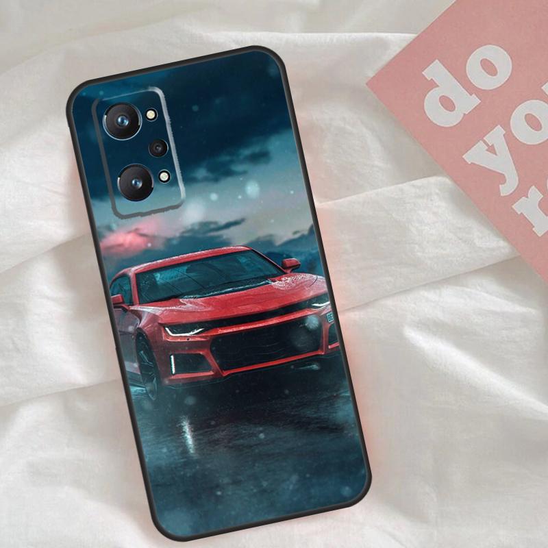 Крутой чехол-спортивная машина для Realme C65 C67 C71 C63 C61 C55 C51 C53 C35 C75 10 11 12 13 14 Pro Plus GT6 GT7 Pro