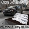 Для Крайслер Таун и; Country Voyager Dodge Caravan VW Routan Ram C/V 2008~2016 Хромированная крышка дверной ручки Ремонт автомобиля