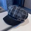 Women S Vintage Wool Blend Octagonal Newsboy Cap Casual Outdoor Hat