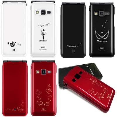Чехол-крышка Samsung Galaxy Folder2 Цветной Жесткий для SM-G160/G160N УФ-покрытие