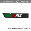 Compatible with Volkswagen Skoda Octavia/Fabia RS: VRS Grille/Fender/Metal Tail Logo and Body Sticker