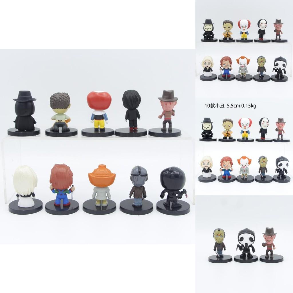 Уникальные модели персонажей американских фильмов ужасов Клоун Джейсон Фредди Чаки для подарков на Хэллоуин