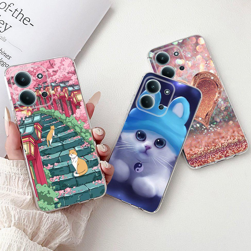 For Xiaomi Poco C85 4G Cover For Redmi 15C 4G Case Cute Cartoon Luxury Cool Boy Girls Fashion Butterfly Bumper Casing 25078RA3EA