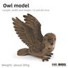 Realistic Owl Wildlife Animal Pvc Model For Kids Learning And Collecting