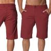 Men's Chino Shorts In Burgundy