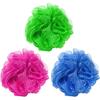 Губка для душа — Яркая губка для ванны — Губка для мытья душа — Шарик для душа [Выбор цвета может быть разным!] (04 шт.)
