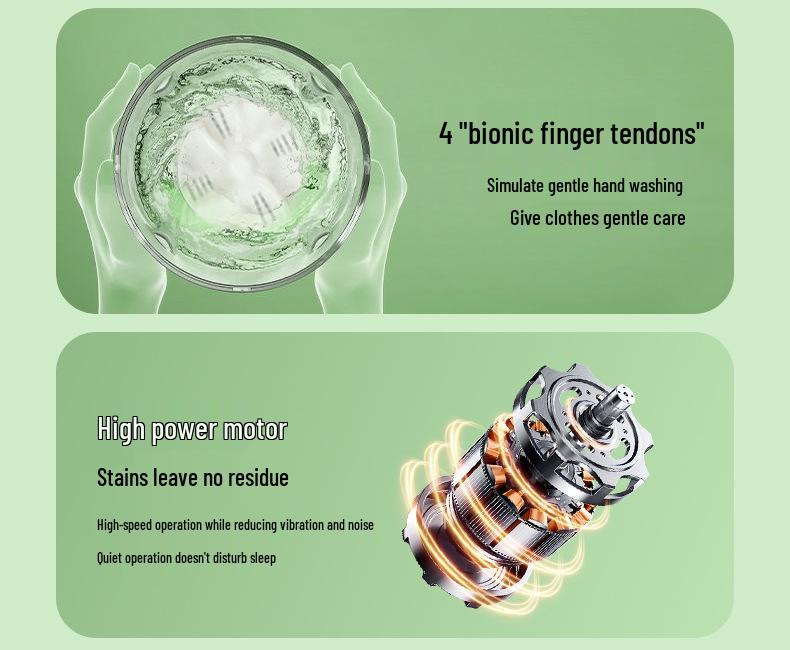 Compact Wireless Mini Washing Cup: Automatic Portable Washer for Underwear and Socks