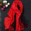 LaMaxPa 2019 New Soft Women Gradient Silk Scarf Autumn Winter Long Bandana Shawls and Wraps Female Hijab Luxury Echarpe Pashmina