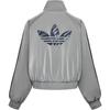 adidas Оригинальная спортивная куртка на молнии свободного кроя с плетеной текстурой для детей Jackets LE1361