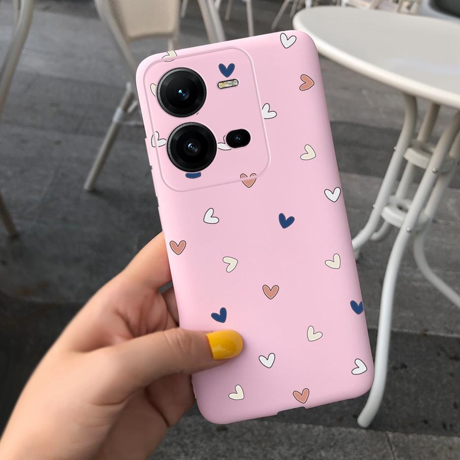 Чехол для Vivo V25 V25e Милый Модный Мультяшный Девочки Подсолнух Мягкий Силиконовый Чехол для Телефона Для Vivo V25 V 25 VivoV25e Задняя Крышка Coque