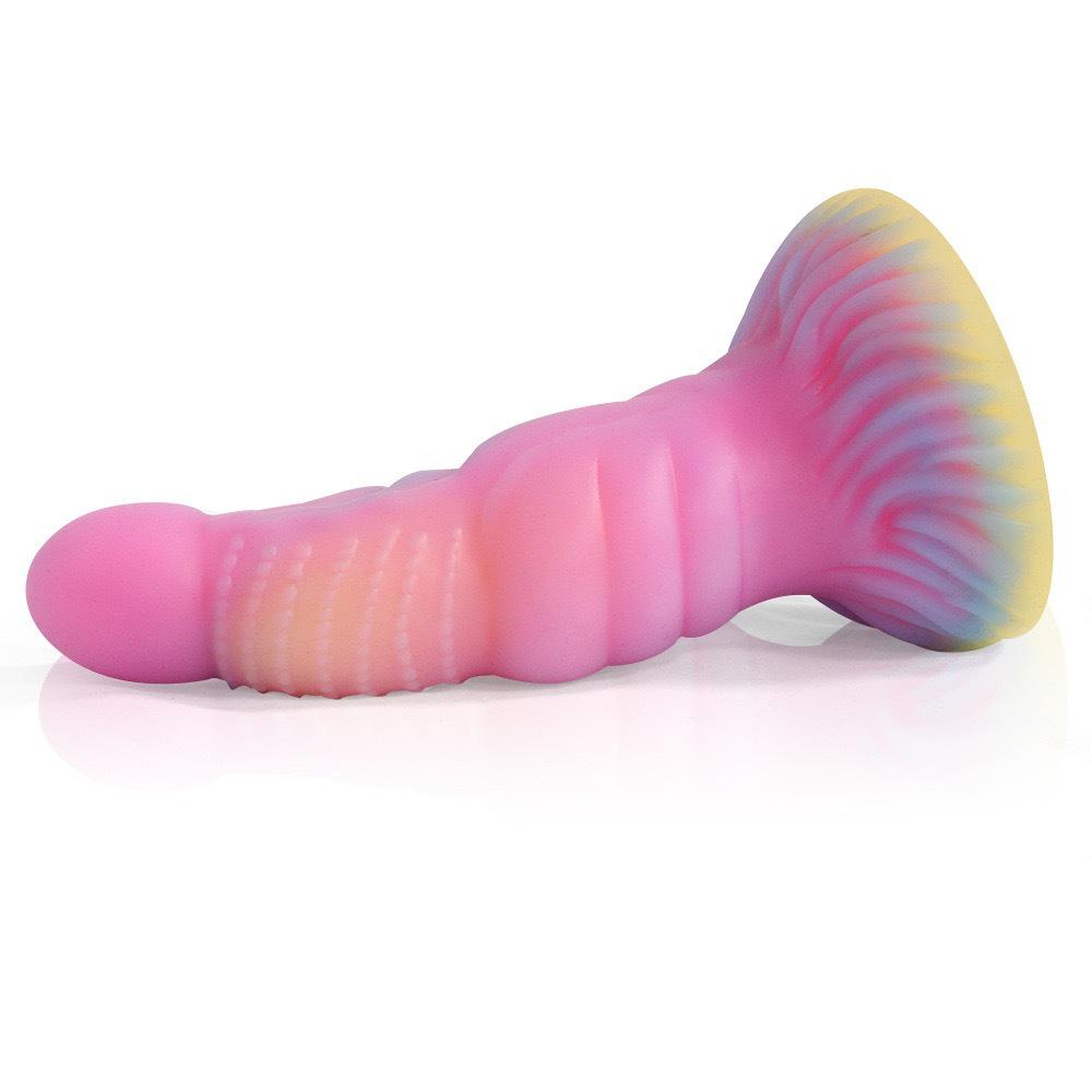 Набор светящихся силиконовых анальных пробок смешанных цветов - Мягкие эротические игрушки для мужчин и женщин