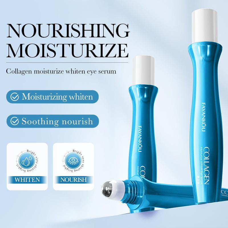 Сыворотка для глаз против морщин, вращающаяся эссенция, коллаген, увлажняющий, отбеливающий, восстанавливающий, средство для ухода за глазами, устраняющее мешки