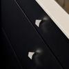 Square Design Furniture Wardrobe Handle Solid Zinc Alloy Geometric Handle  Wardrobe
