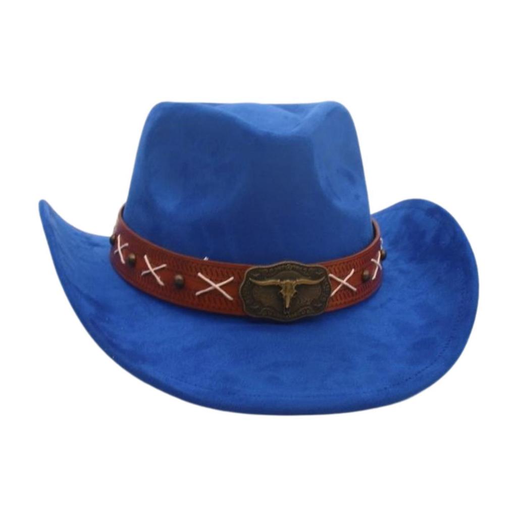 Newwestern Cowboy Hat Resort Style Performance Stage Jazz Hat Men And Women Niche Ethnic Style Top Hat
