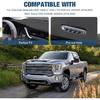 Leather Dashboard Dash Cover Mat Carpet PU Compatible With - Chevrolet Silverado&GMC Sierra 1500/2500HD/3500HD(Non-Compatible Hyundai Sonata NF)
