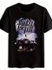 Мужская черная футболка с графическим принтом "Pierce the Veil" - Потертый Дом и Si