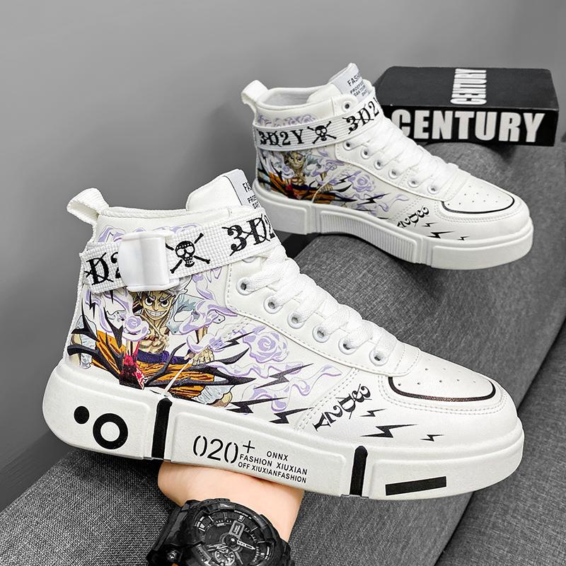 Кроссовки в стиле аниме, обувь для косплея, мужская обувь в стиле аниме, мужская повседневная обувь, кроссовки для мужчин