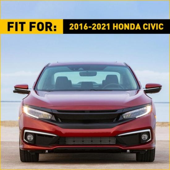 Pair Front Retainer for Bracket Bumper Honda 2016- & Left Civic Side Right