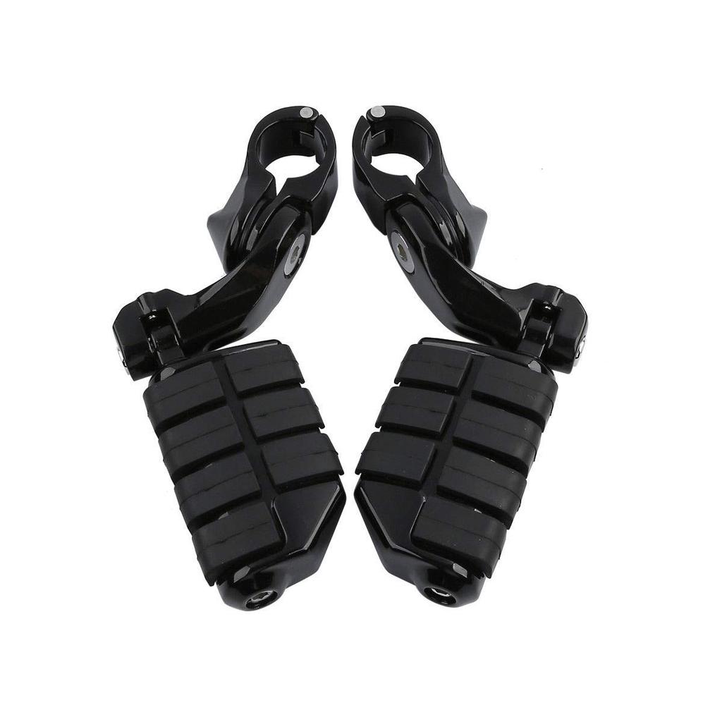 HUILI-JPHOME Short 32mm 1.25'' Universal Up Highway Foot Pegs Foot Pedals Footrest Honda Kawasaki