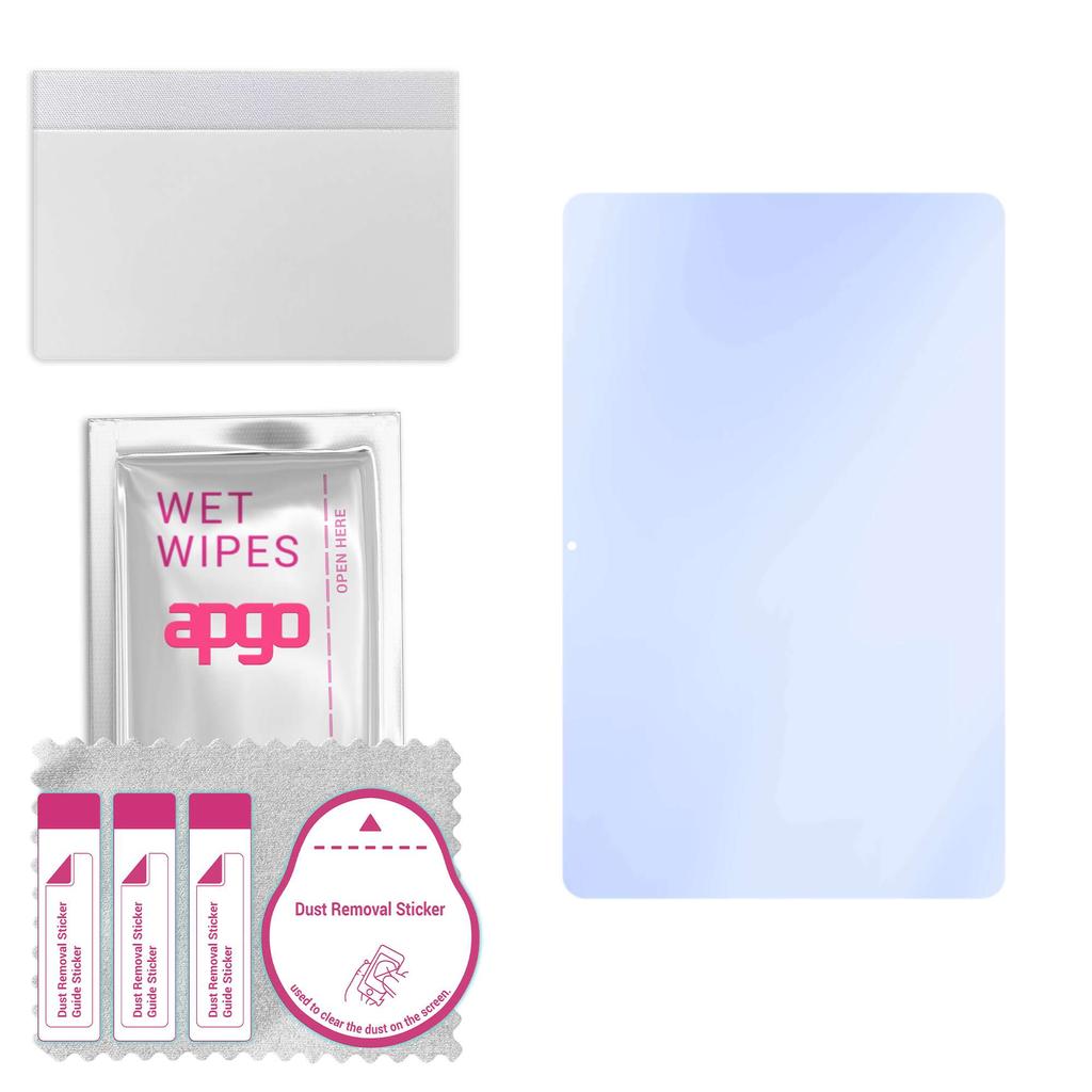 apgo Ultra-Clear 9H Hybrid Protective Glass Compatible with TCL 10 TabMAX 5G, Flexible Nano Glass, Great Replacement for Tempered Glass, Scratch-resis