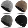 Men's and Women's Autumn and Winter Plush Pullover Hat Knitted Hat with Large Head Circumference Loose Japanese Style Ear Protection Thick Wool Hat