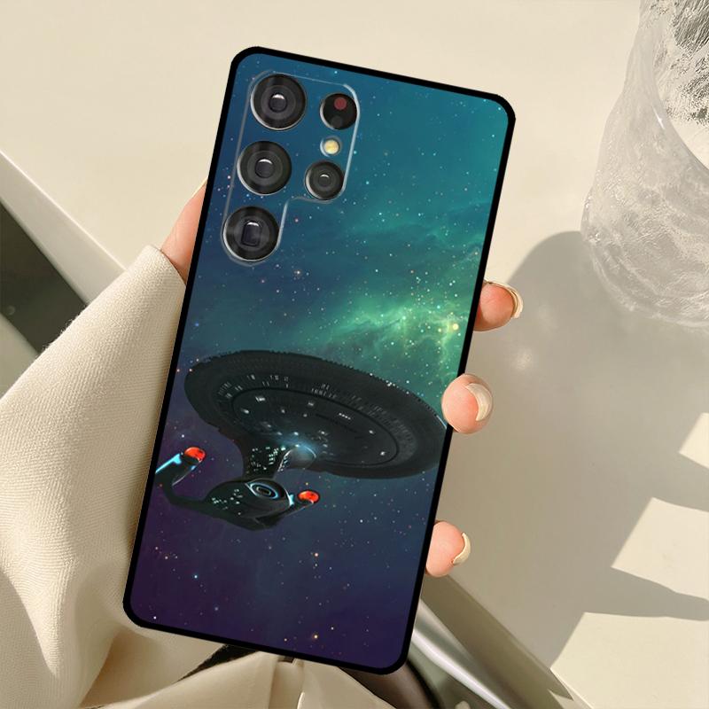Художественный чехол Космический корабль для Samsung Galaxy S25 Ultra S21 S22 S23 S24 Ultra S9 S10 Plus S20 FE S25 FE Задняя крышка