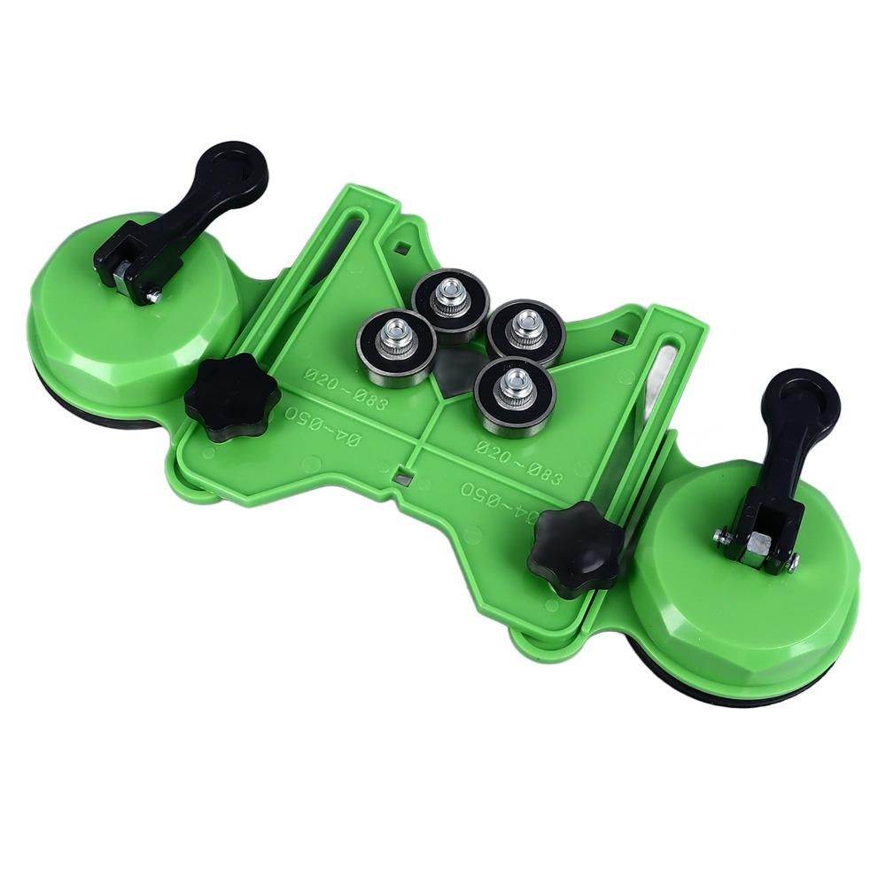 Adjustable Hole Saw Guide Double Vacuum Suction Bases Tile Hole Cutter For Ceramic Tile