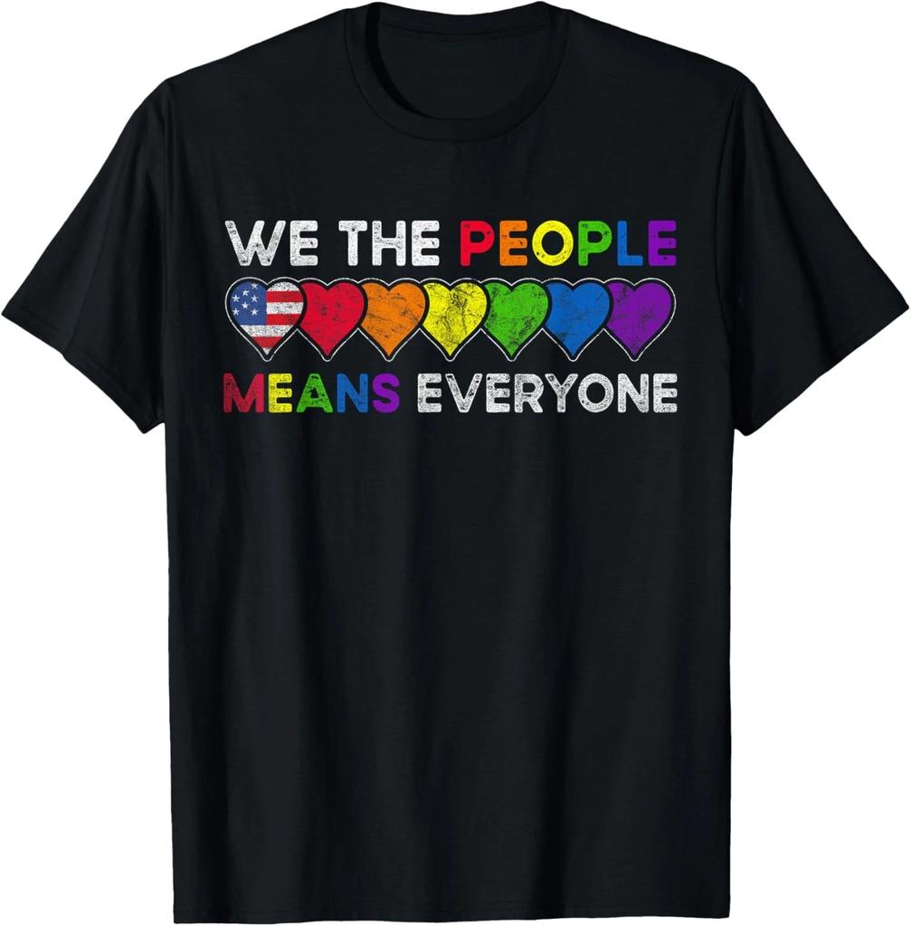 We The People Means Everyone US Constitution Pride Unisex T-Shirt