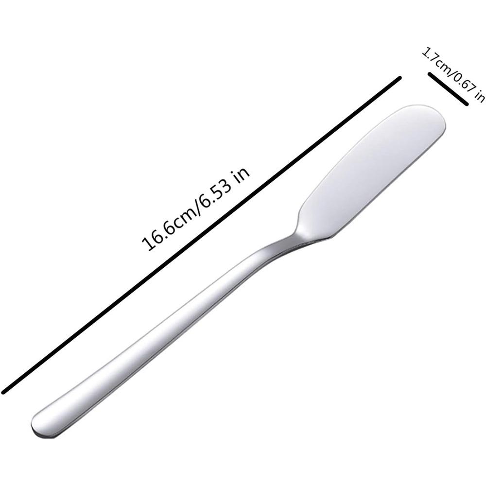Stainless Steel Butter Cheese Spreader - Multipurpose Kitchen for Sandwiches Bread Jam Condiments Appetizers 1