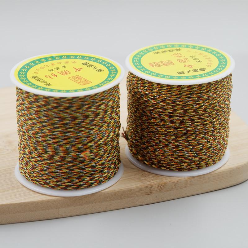 Chengxin Brand Dragon Boat Festival Будда Бусины King Kong Разноцветные Нити Плюс Золотой Материал Сделай Сам Плетеный Браслет Бодхи Пятицветная Веревка