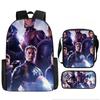 Набор рюкзака с принтом Мстителей Ткань Оксфорд Пенал Школьные принадлежности