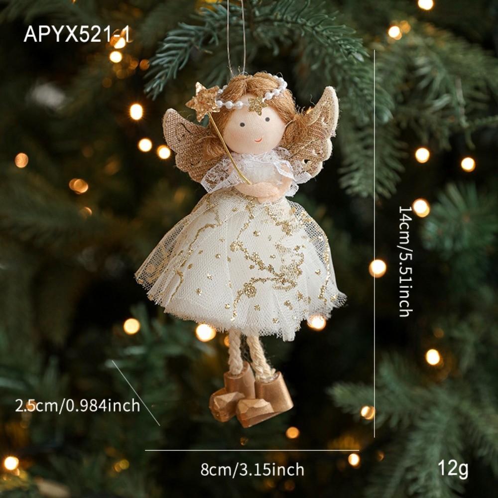 Plush Angel Girl Doll Ornaments Cute Christmas Gift Doll Decorations  Home Decorations