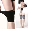 Хлопковый компрессионный наколенник Черно-серые наколенники Теплые эластичные поддерживающие накладки Мужчины Женщины